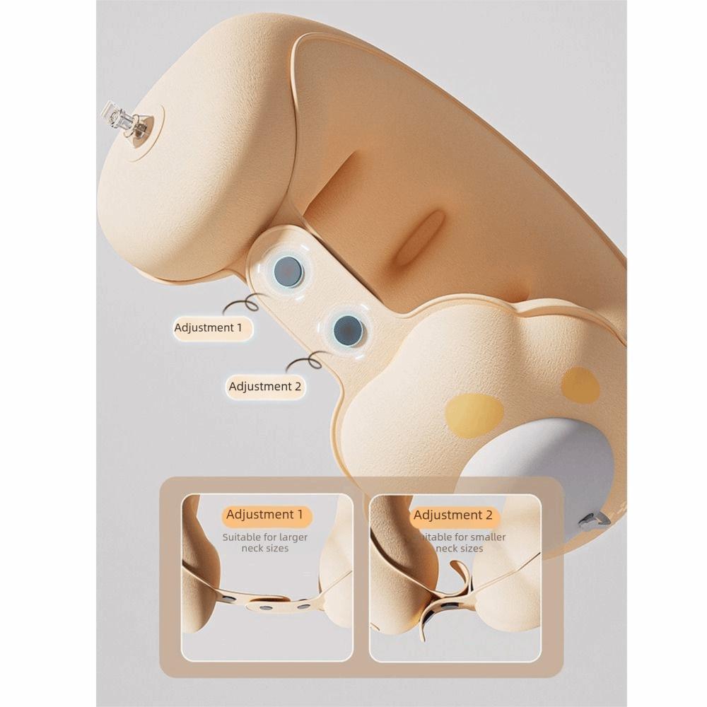 Adjustable Firmness Inflatable Neck Pillow Portable U Shaped Neck Pad Travel Neck Pillow  Airplane
