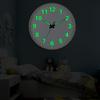 12 Inch 30cm Luminous Plastic Silent Wall Clock Creative Bedroom Living Room Simple Luminous Quartz Clock