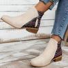 Plus Size Suede Women's Ankle Boots - Autumn/Winter 2021, European & American Style