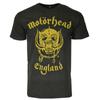 Authentic Motorhead Gold England Logo T-Shirt S M L XL 2XL NEW Unisex T-Shirt