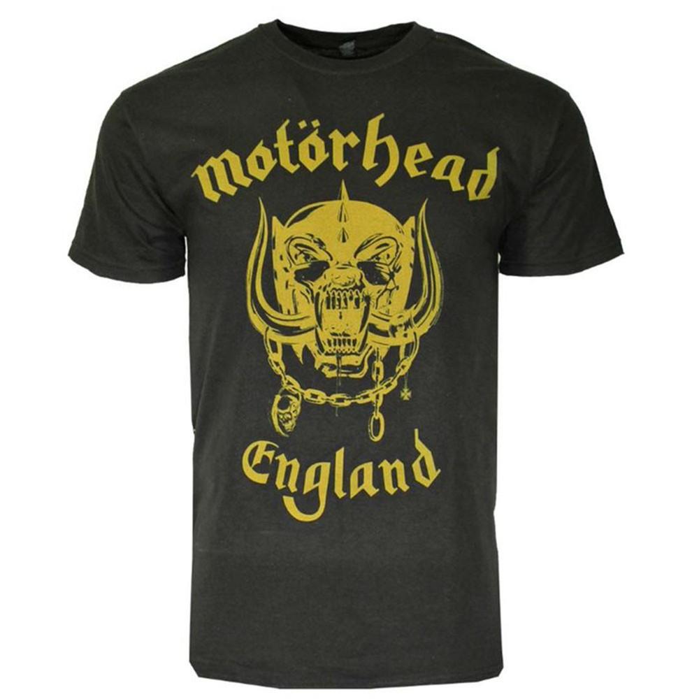 Authentic Motorhead Gold England Logo T-Shirt S M L XL 2XL NEW Unisex T-Shirt XXL