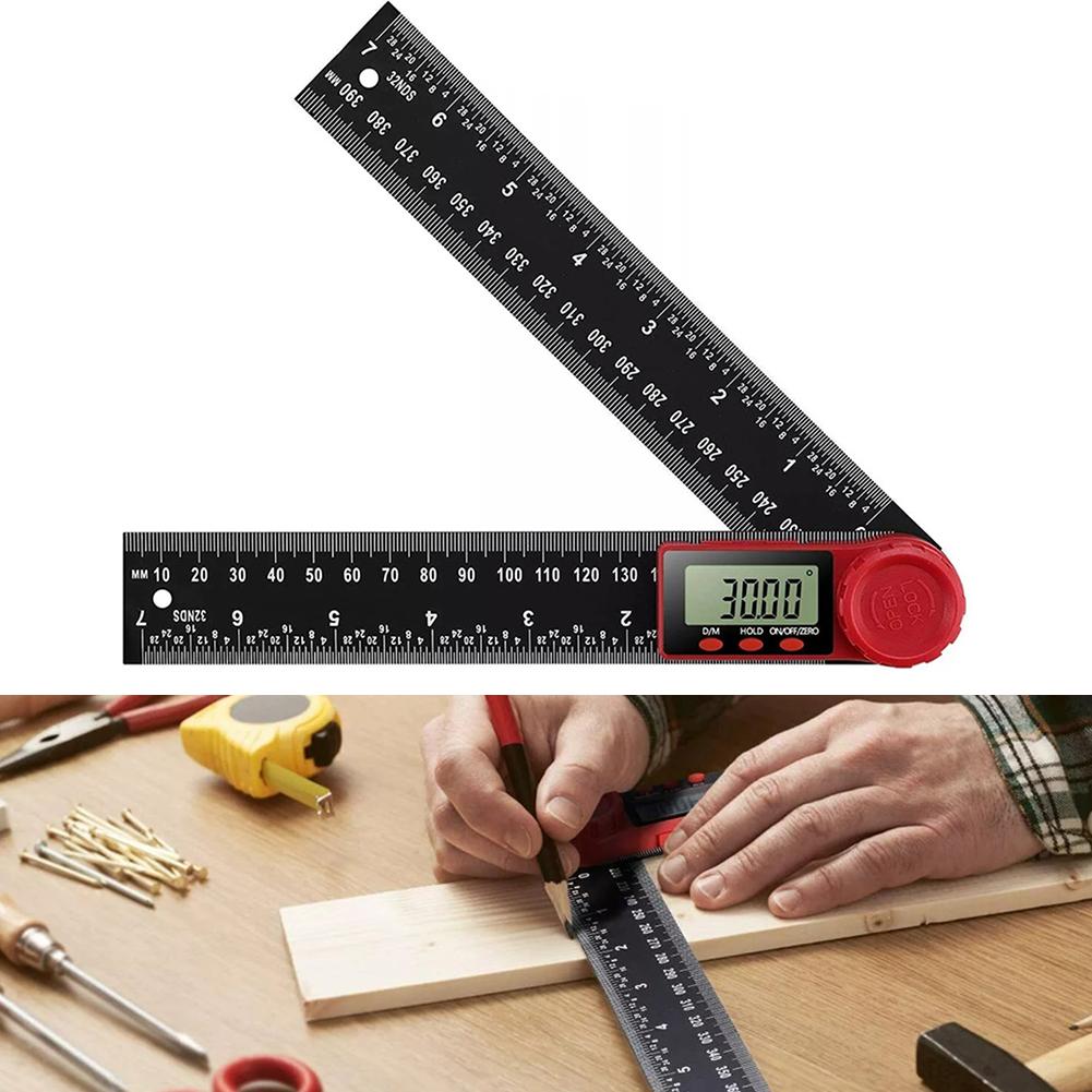Angle Measurement Tool 200mm Protractor User-friendly Design Versatile Tool Lightweight And Sturdy Easy To Carry