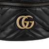 Gucci Gg Marmont Gold Label Logo Quilted Leather Makeup Bag Tote Bag Backpack Shoulder Bag Women'S Black