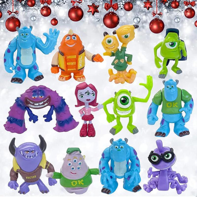 12 Unique Pvc Monster Dolls From Monster University Creative Figurines For Collectors