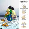 1pc, Donald Duck Ice Skating Throw Blanket Perfect for Home Decor, Couch Cover, Outdoor Use, Gifts, Flannel Blanket Suitable for Bedroom