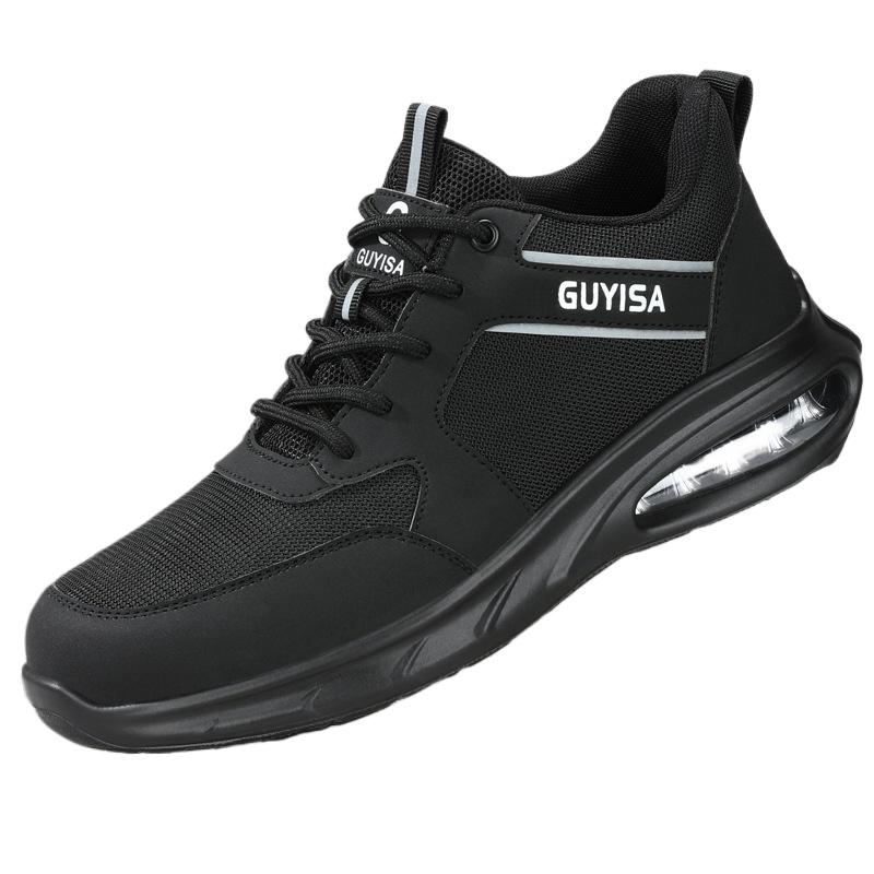 

Обувь для страхования труда, мужская, ударопрочная и устойчивая к проколам, легкая и не вонючая, стальная рабочая обувь Baotou 37