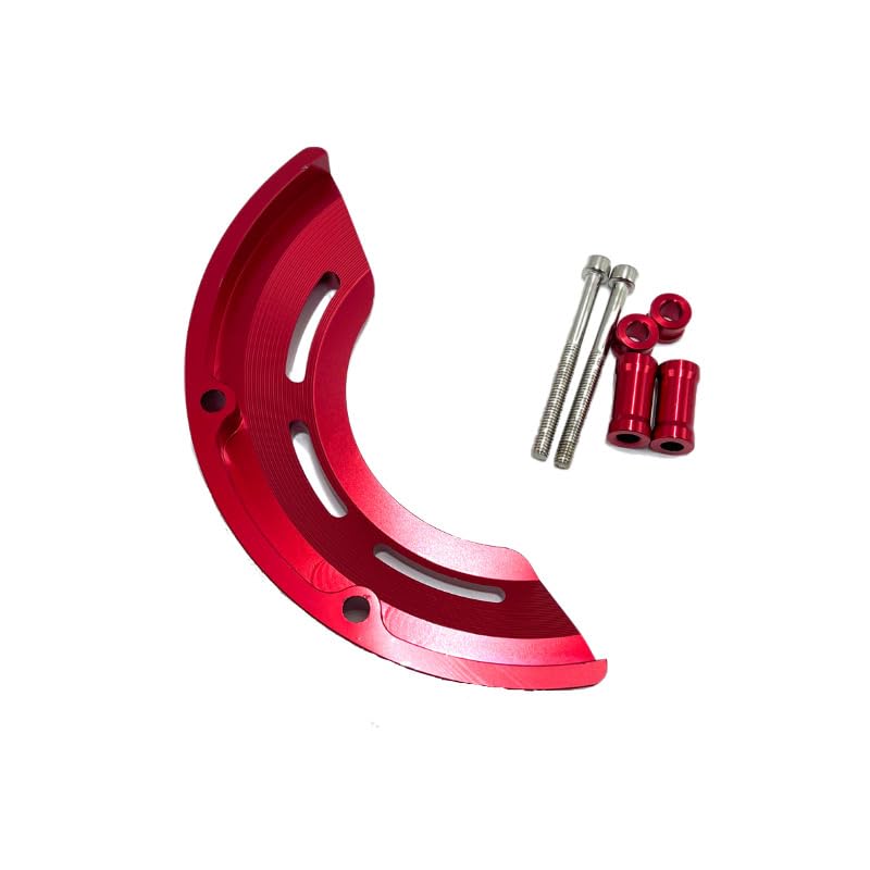 motokano Left Crankcase Guard Engine Slider for Rebel 250 500 (2017-2022) (Red)