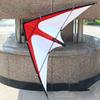 Zmeu Colorat Mare Zgomotos 1.2M Triunghiular Stunt Kite pentru Joacă