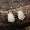 Natural Crystal Stone Minimalist Earrings and Earrings, Popular Accessories In Europe and America