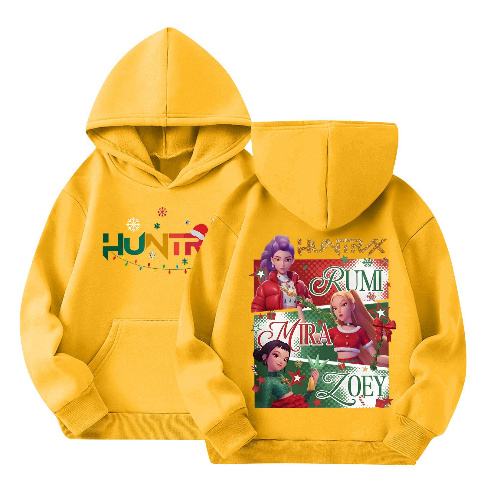 

Детская толстовка с капюшоном, с градиентным принтом, с длинными рукавами, свободная толстовка, толстовка 110 жёлтый