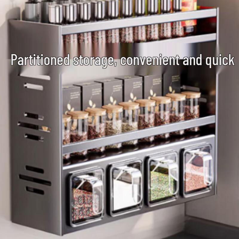 Yingbai Kitchen Wall-Mounted Spice Rack