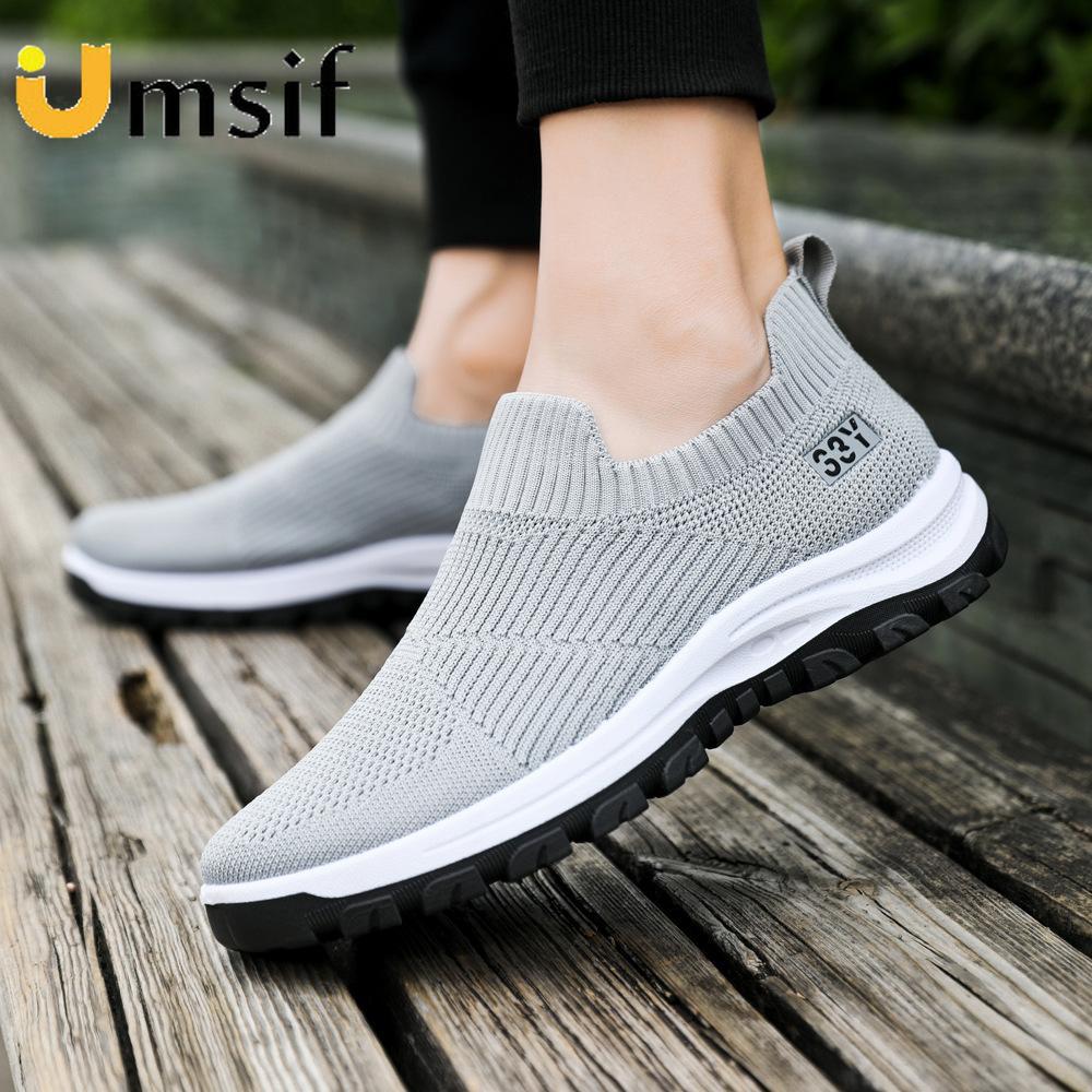 Nouveau Chaussures de course en maille respirantes et antidérapantes pour hommes,