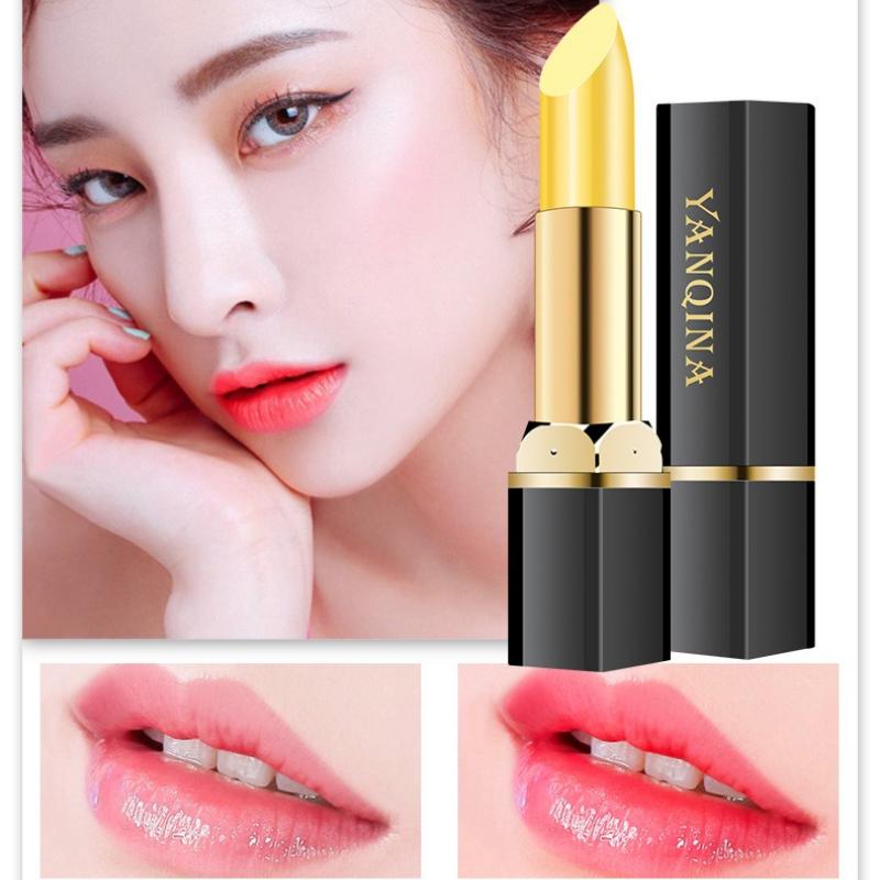 Nawilżająca i Hydratyzująca Pomadka do Ust Wrażliwa na Temperaturę, Przeciw Spierzchnięciom i Naprawiająca Linie Ust, Spersonalizowany Kolor dla Każdej Osoby.