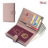 Neue Leder RFID Ultradünne Reisepass Tasche Multifunktionale Geldbörse Ticket Clip Reisepass Dokumenten Tasche Aufbewahrungstasche Damen