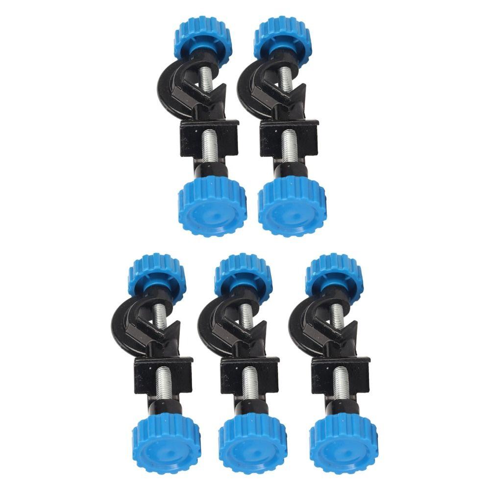 5 Pack Aluminum Alloy Lab Stand Clamp Holder 18mm Rod Diameter 21mm Rod Diameter Boss Head Clamp Holder Adjustable Mechanism
