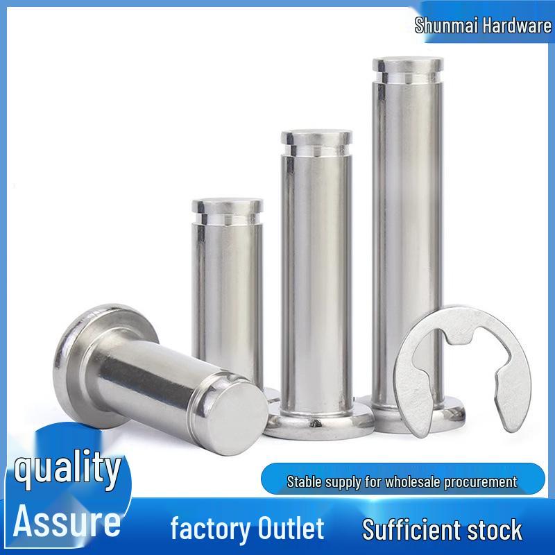 304 Stainless Steel Grooved Flat Head Pin M3-M16