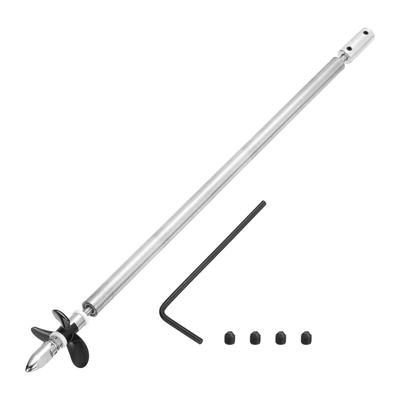 Uxcell RC Boat Drive Shaft W Propeller and Coupling Joint Assembly Kit, L300mm Shaft, L25mm Sleeve, D36mm Three Propeller, Fits 3mm Motor Shaft