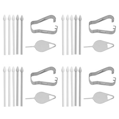 4pcs S Pen Replacement Tips Easy Installation Use Pen Tip Tool Set for Samsung S21 Ultra for Samsung S21 Ultra 5GWhite