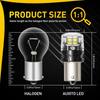 AUXITO 1156 LED Reverse Backup Light Bulbs Super Bright 6500K Canbus Error Free