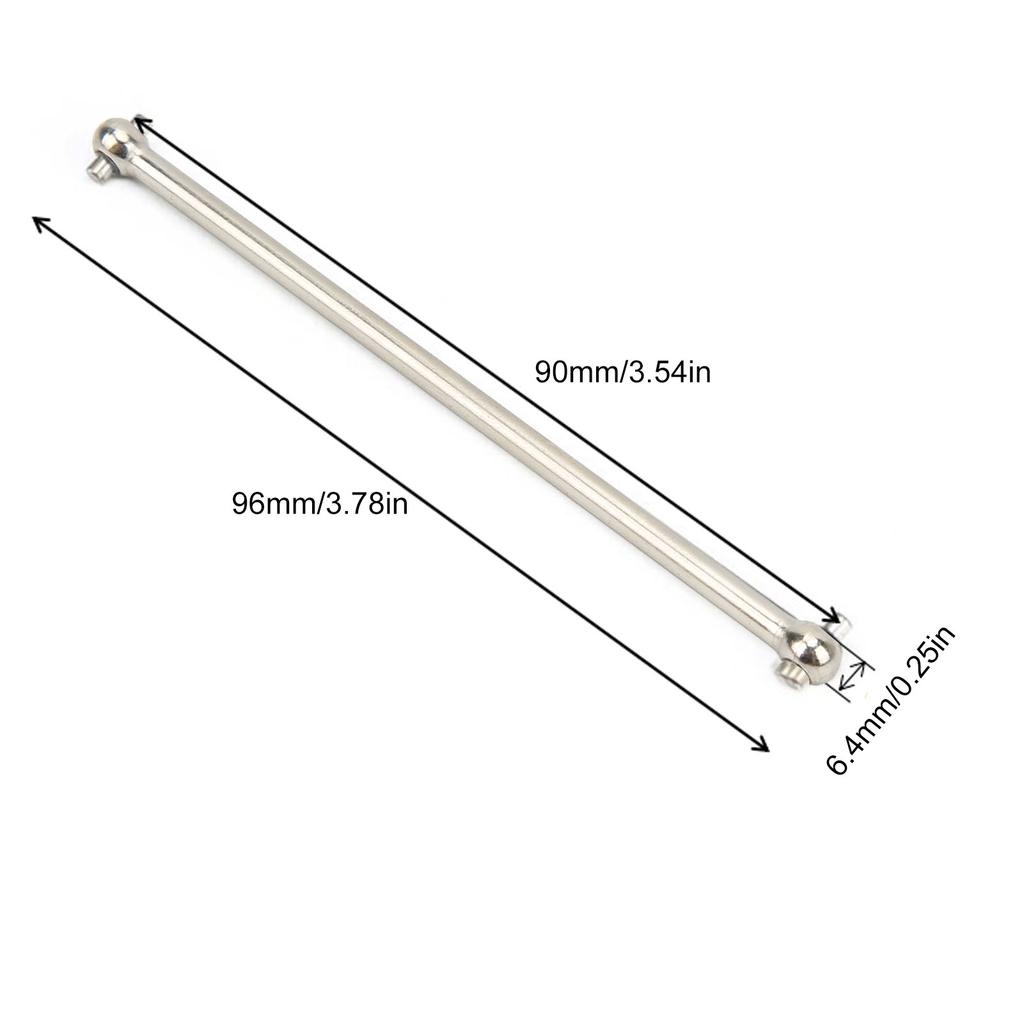 Steel Center Rear Driveshaft Dogbone Driving Shaft for LOSI 1Celsius10 TENACITY Pro 4  Brushless   RC Car