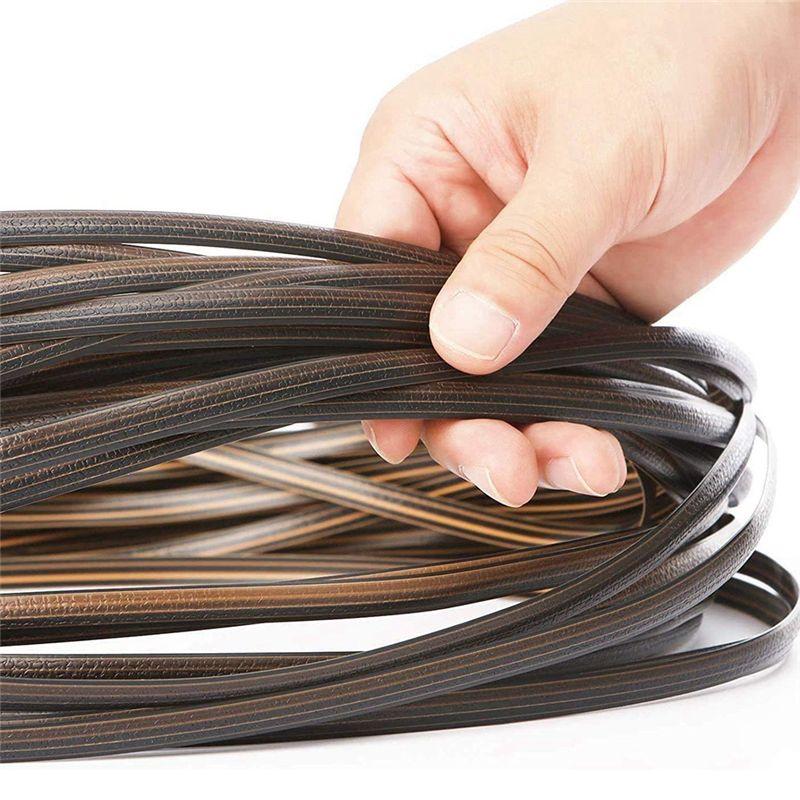 Good-Coffee Gradient Flat Synthetic Rattan Repair Material Rattan Wicker Repair Kit For Knit And Chair Table Furniture Repair
