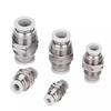 Trachea DurchgangsPanel Doppelkopf MPM Trennwand Pneumatisch Schnellkupplung 4/6/8/10/12/16 Verbinder