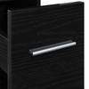 Bathroom Furniture Set Black Oak Look 22 x 44 x 61.5 cm