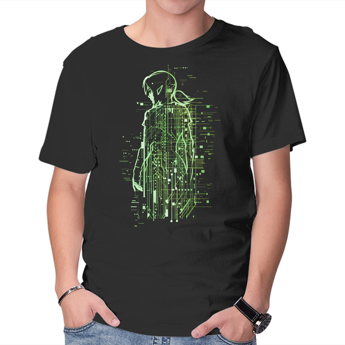 Unisex Crew Neck T-Shirt Link Of Tomorrow Graphic Short Sleeve Casual Tee S