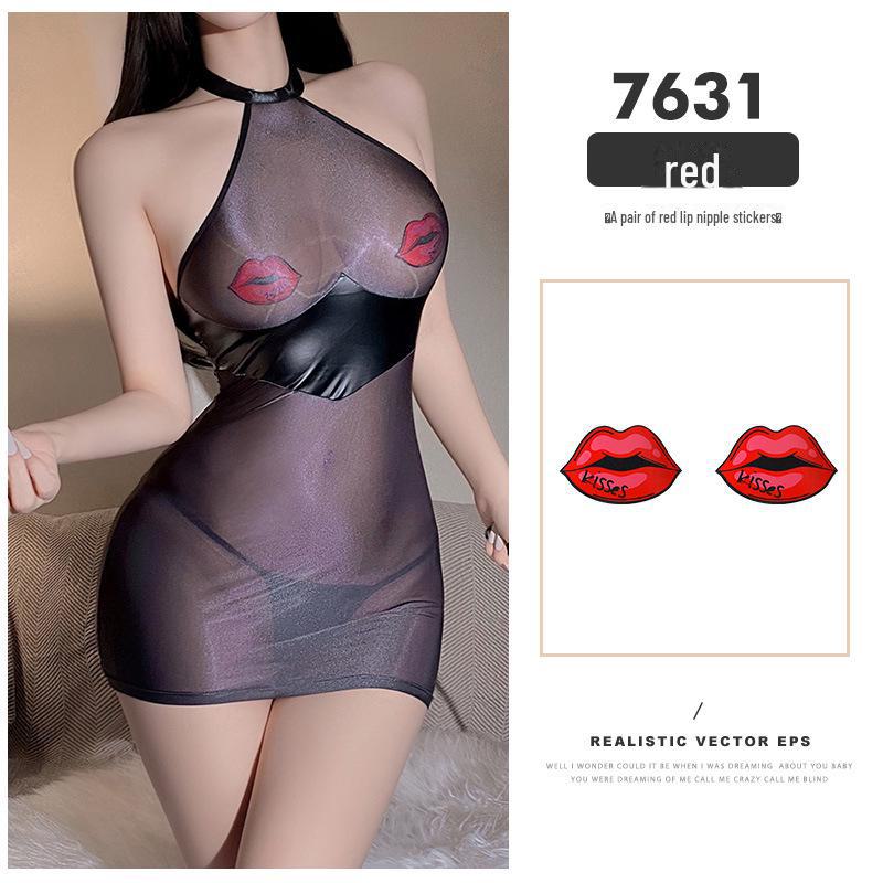 Feimu Love Nipple Handcuffs & Bow Necklace Set