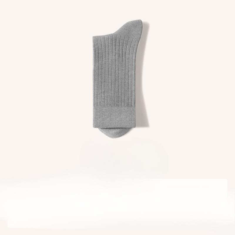 Men's Spring and Autumn Pure Cotton Deodorant Sweat Absorbing Student Tube Socks