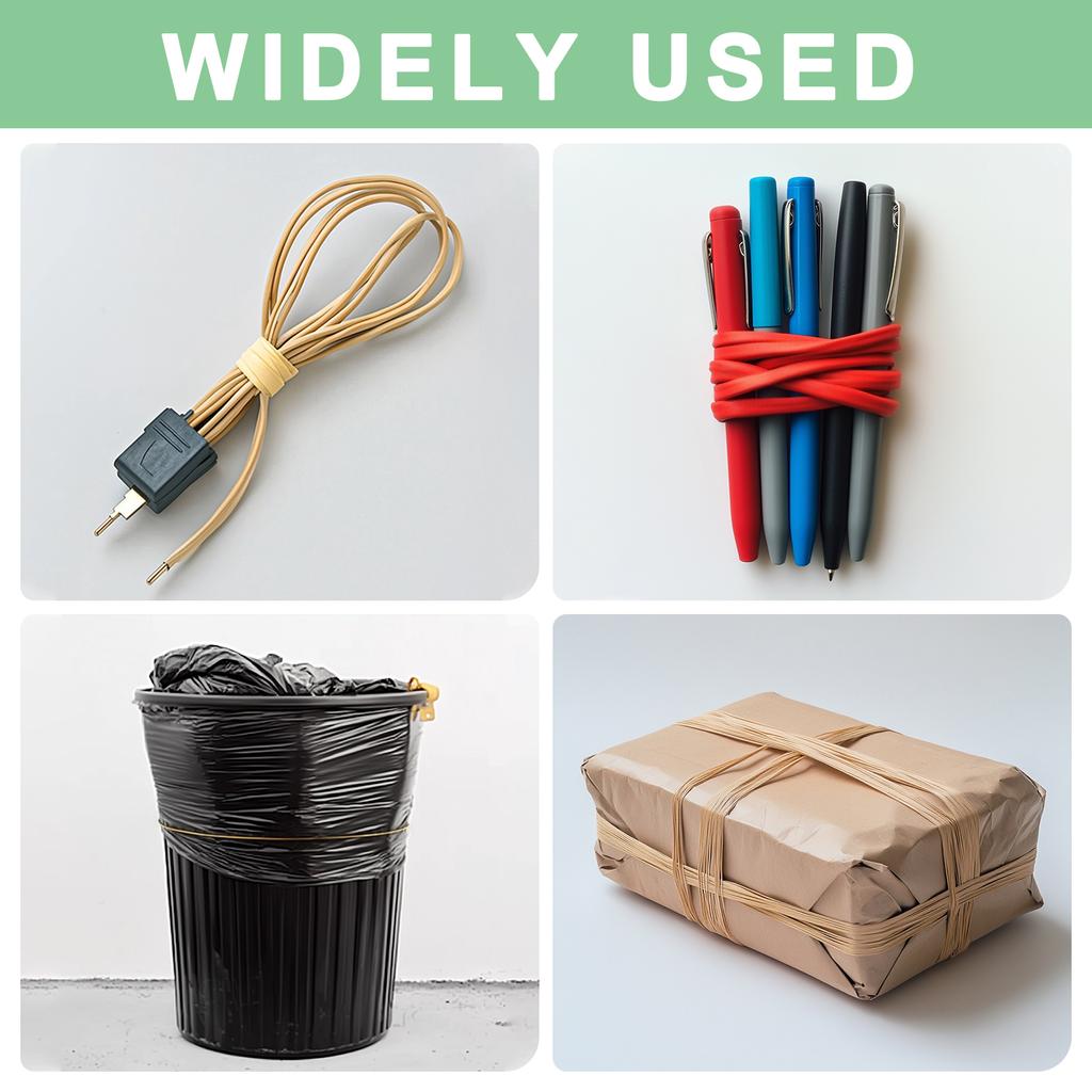10/30/50 Stück 20mm Silikon-Gummibänder Elastische Bänder Rutschfest 1,22" Flache Elastische Gummi-Wickelbänder für Bücher Kunst Kordel-Wickler