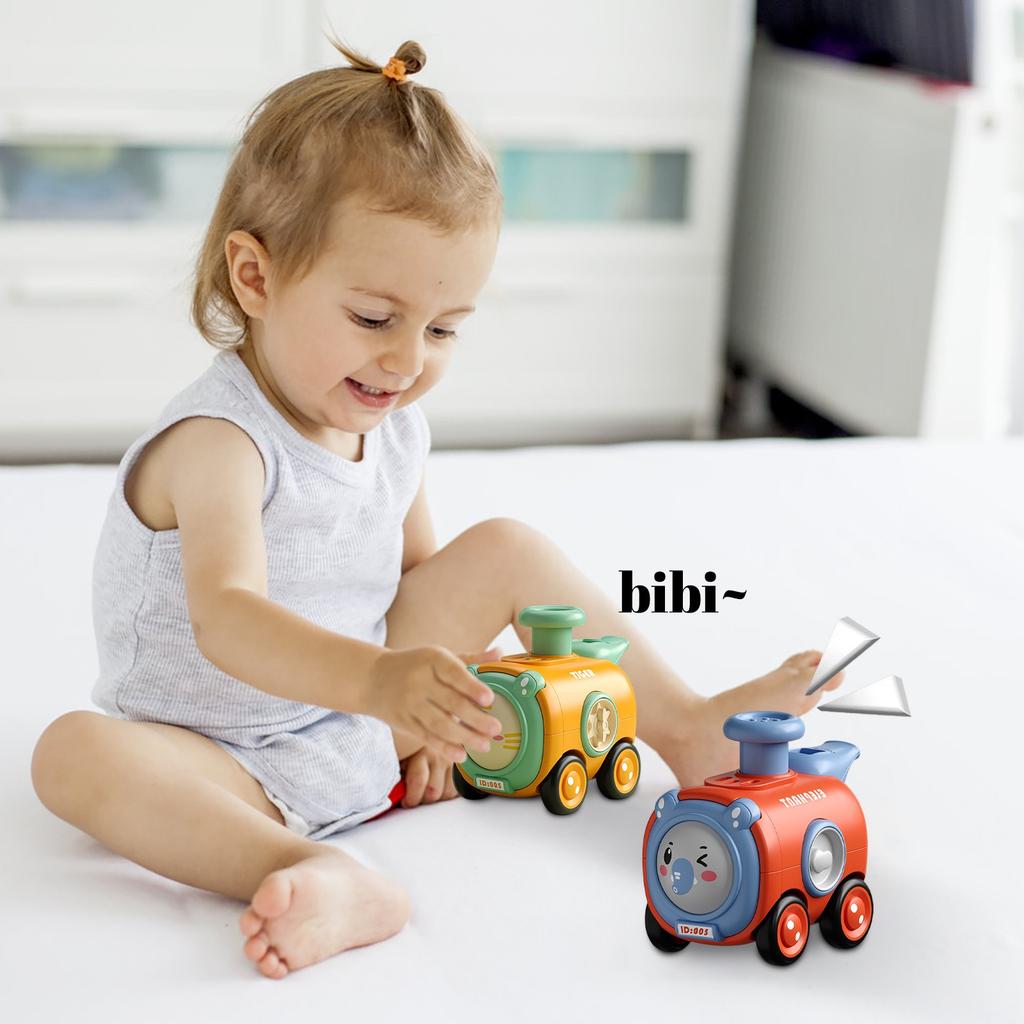 Car  Toy Car Press Change Face With Whistle Small Train Shatterproof