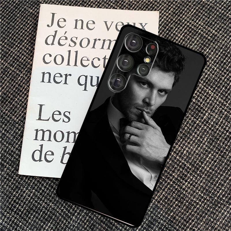 Klaus Mikaelson Vampire Diaries Case For Samsung Galaxy S24 S23 S22 Ultra S8 S9 S10 Plus Note 10 20 Ultra S20 S21 FE Cover