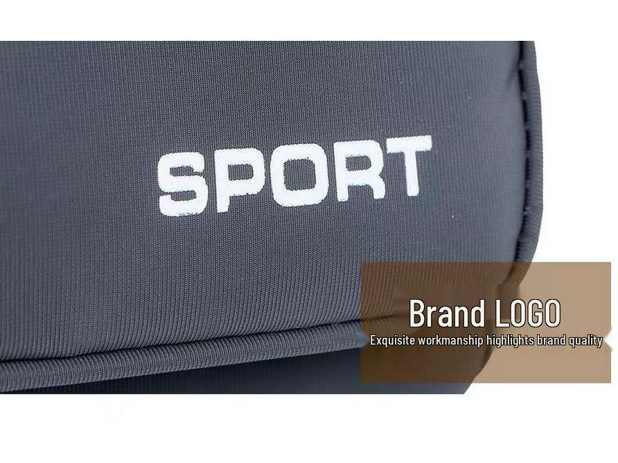 Unisex Waterproof Fanny Pack: Large Capacity, Wear-Resistant Cell Phone and Wallet Waist Bag for Outdoor Sports