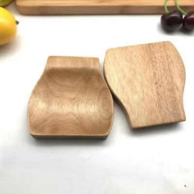 Holzhalter Löffel Utensil Küche Holzlöffelhalter Kochspatel Utensilienhalter Clips Holzgeschirr Löffelablage