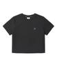 SNOWPEAK APPAREL Classic Women'S Round Neck Short Sleeve T-Shirt (S26Mwtts15) Black