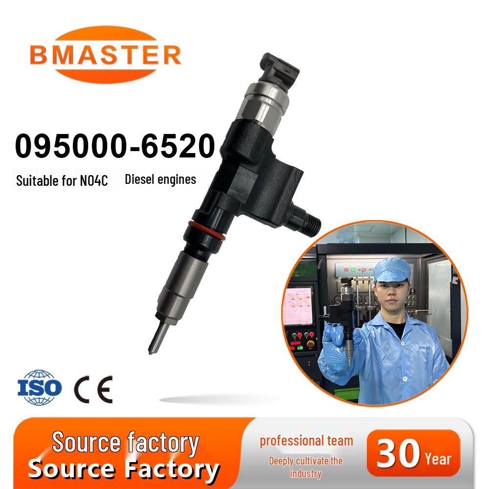 High-Pressure Rail Injector 095000-6520/23670-E0090 for N04C Engine