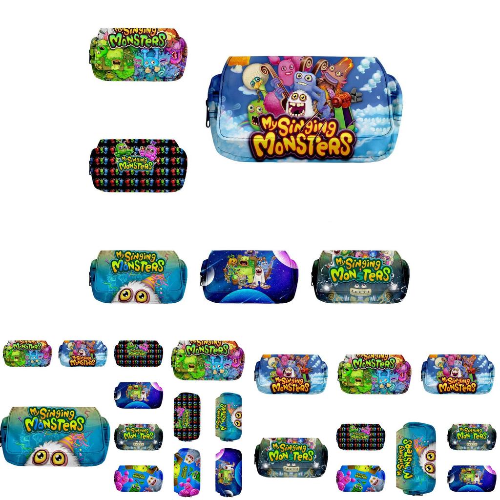 My Singing Monsters Double-layer Pen Pouch For Students