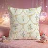 Artistic Petal Illustration Cushion Cover Premium Comfort Reversible Pillow Cove Two In One Design for Any Room  Car Interior