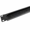 WP European Cabling Solution - Cable Entry Cable Gland Panel with Brush for 19-inch Rack Cabinet