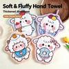 Lamb Shaped Hanging Hand Towel Cute Cartoon Thick Soft Absorbent for Kitchen Bathroom Guest Room Use
