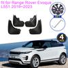 4X For Range Rover Evoque L551      Mudguards Rear Wheels Splash Guards Fender Flaps Car Styling Accessories