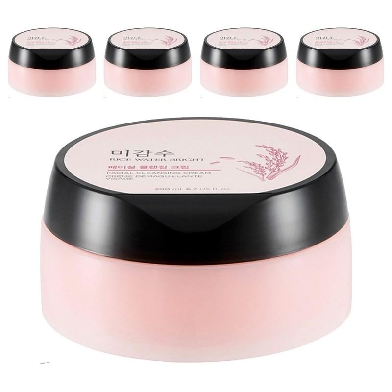 The Face Shop Migamsu Bright Cleansing Cream, 200ml, 5 pcs