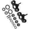 1 Pair Aluminum Alloy RC Front Steering Cup with Enlarged Bearings for Arrma Karton 1 8 RC Car
