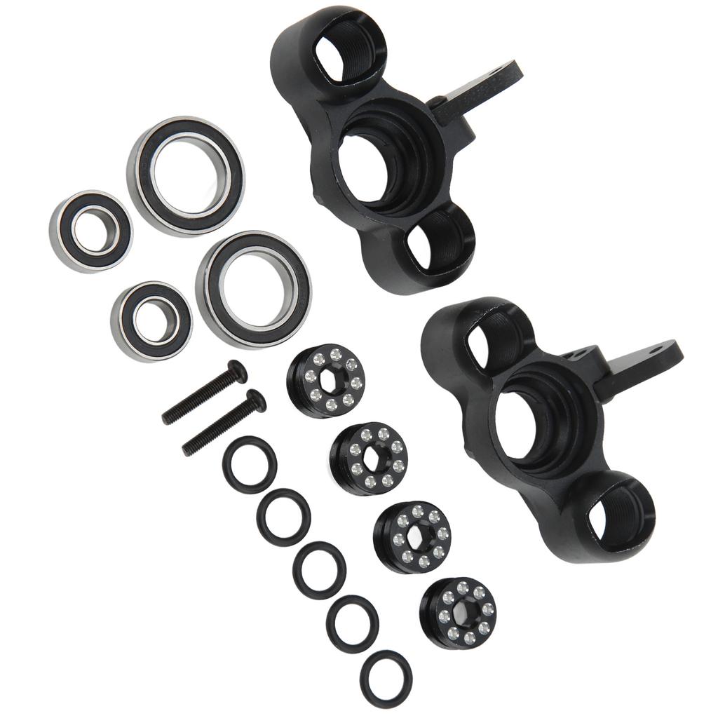 1 Pair Aluminum Alloy RC Front Steering Cup with Enlarged Bearings for Arrma Karton 1 8 RC Car