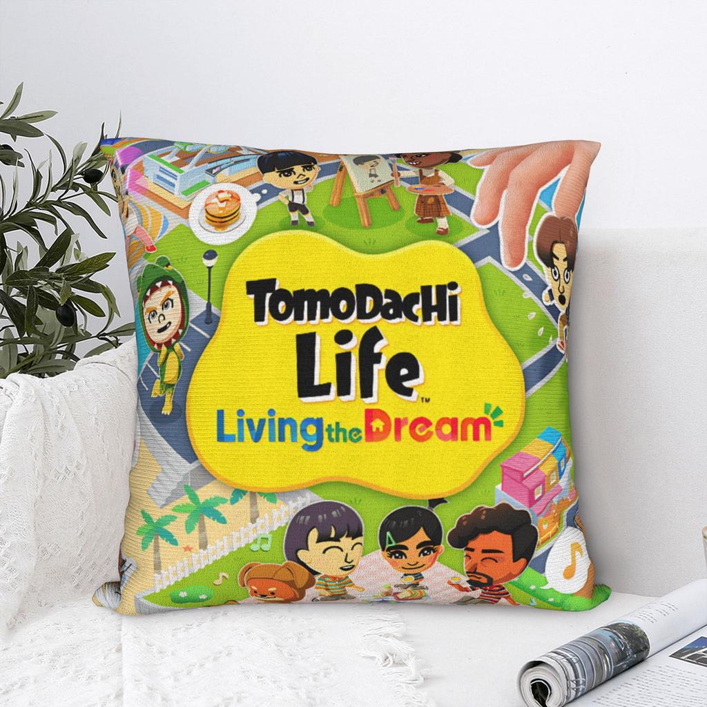 Hugh Morris Tomodachi Life Game Square Pillow Cases Cushion Covers Awesome Decorative Throw Pillow Case Cover for Seat xcm