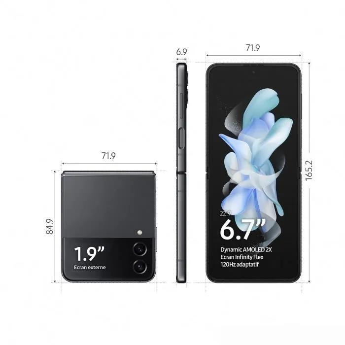 Samsung Smartphone Galaxy Z Flip4 5G Sbloccato eSIM+SIM 8GB+128GB/256GB