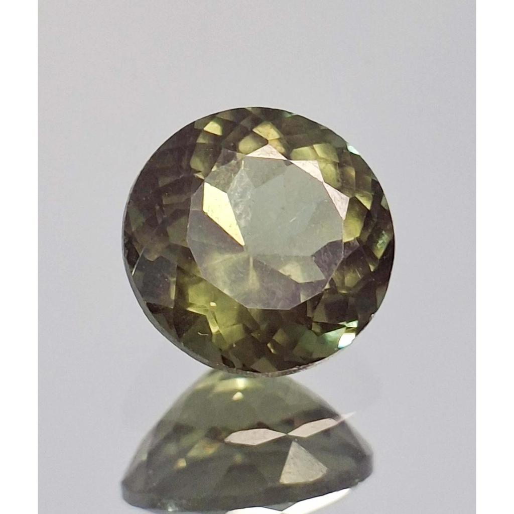Round Cut Natural Green Tourmaline 8-10 Ct Fabulous Certified Loose Gemstone