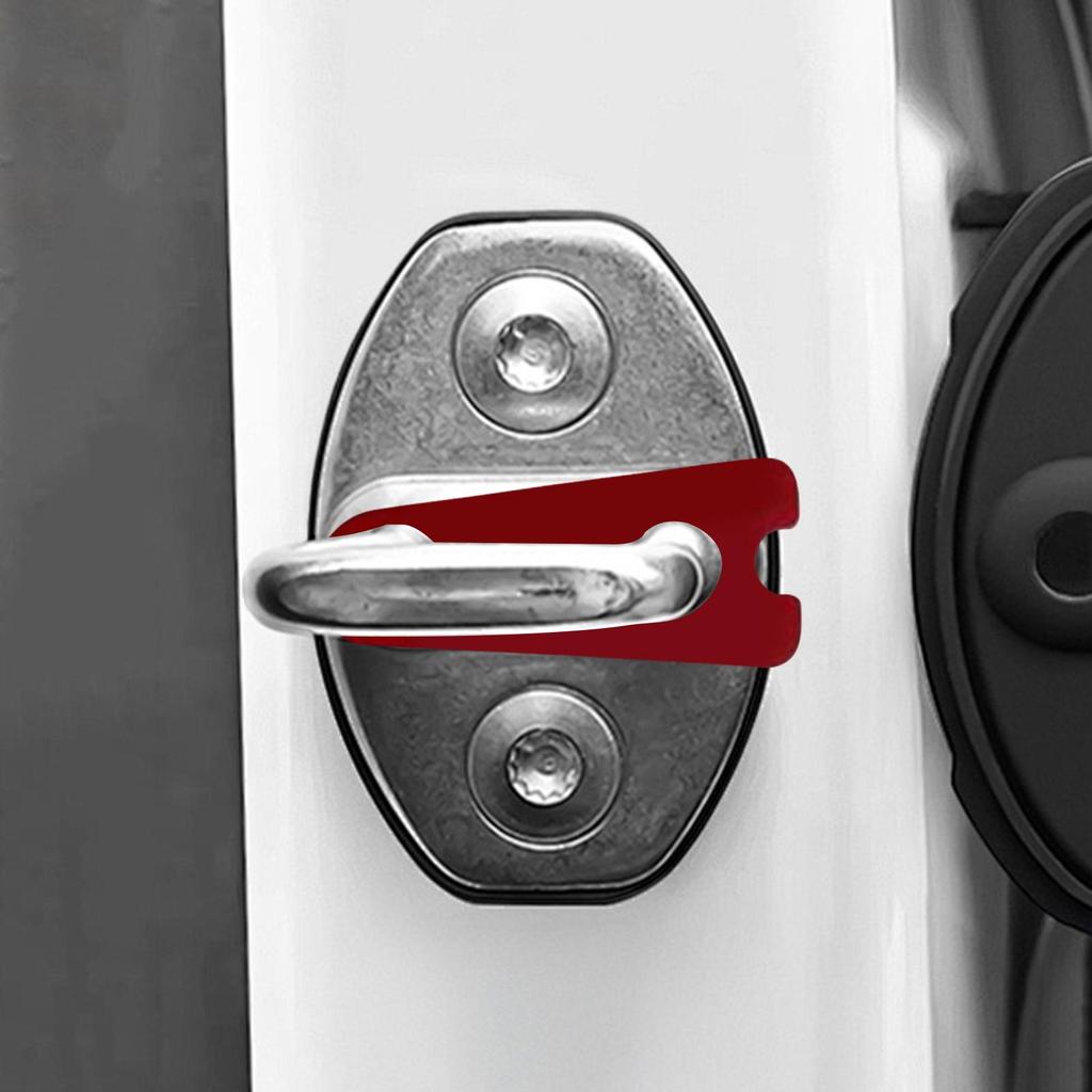 Car Door Shock Absorber 4 Piece Silicone Buffer Door Shock Absorber for Drivers Trailer Vehicle Garage Parking Noise Reduction