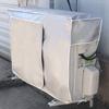 Outdoor Air Conditioner Cover Waterproof Dust Proof Snow Protection Cleaning Bag Silver